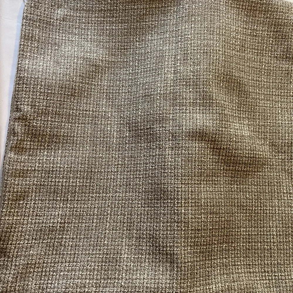 Woven Tan Fabric pillow case 18x18 - Picture 4 of 4